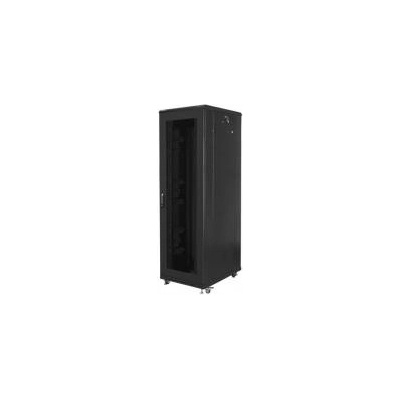 Lanberg Stand installation cabinet 19 42U 800x800 Perforated doors black Lanberg (flat pack)