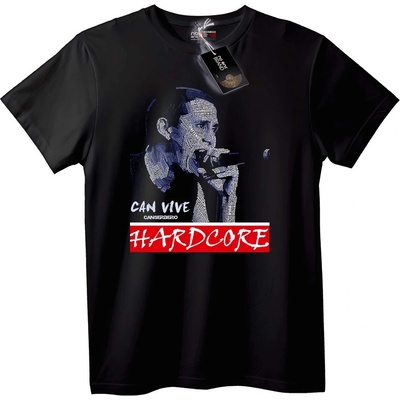 NOONEBRAND Тениска Hardcore Canserbero - 2XL, White