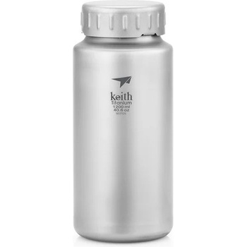 Keith Titanium Titanium Sport Bottle 1, 2 l Цвят: сив
