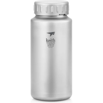 Keith Titanium Titanium Sport Bottle 1, 2 l Цвят: сив