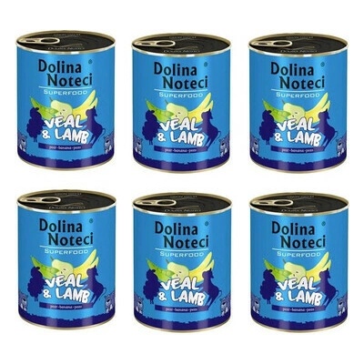 Dolina Noteci Superfood teľacie a jahňacie 6 x 400 g