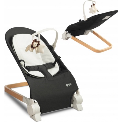 Pine dojčenské lehátko, ergonomické black