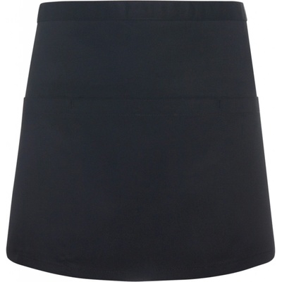Karlowsky Pasová gastro zástěra s kapsou KY101 Black 60x35cm