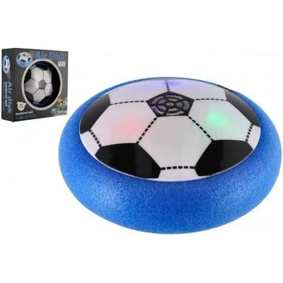 Air Disk futbalová lopta vznášajúca sa plast 14cm na batérie so svetlom v krabičke 20x20cm