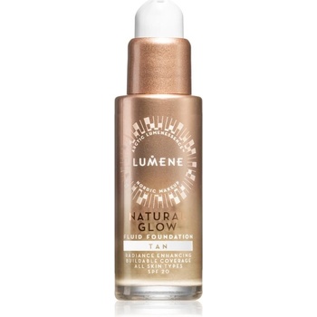 Lumene Natural Glow rozjasňující make-up pro přirozený vzhled SPF20 4 Tan 30 ml