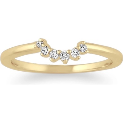 Leru Zlatý prsten se zirkony 3159