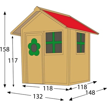 Trigano domček drevený Armella