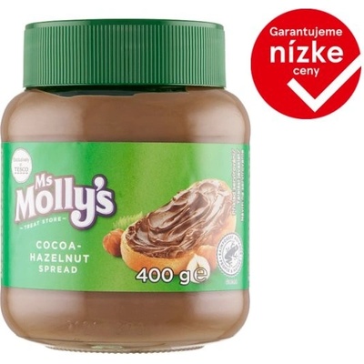 Ms Molly's Kakaovo-lieskovooriešková nátierka 400 g