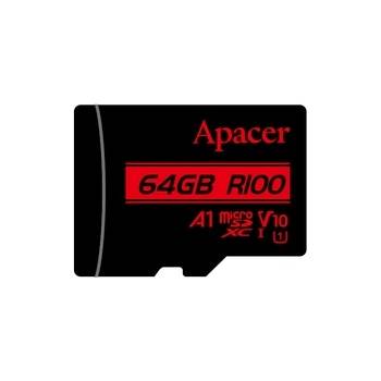 Apacer microSDXC 64GB R100 UHS-I AP64GMCSX10UB-R