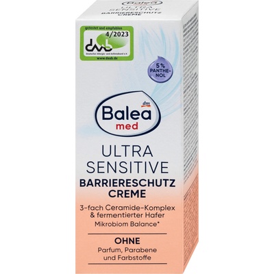 Balea Ultra Sensitive krém na ochranu kožní bariéry 50 ml