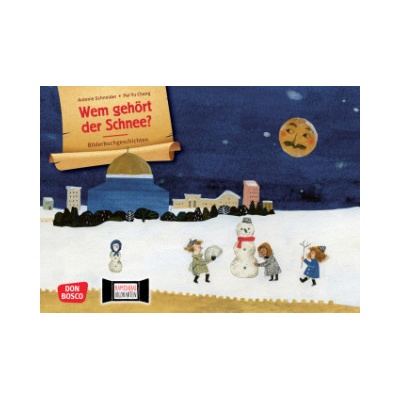 Wem gehört der Schnee? Kamishibai Bildkartenset