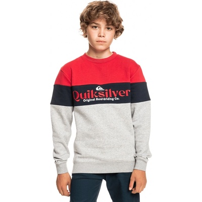 QUIKSILVER YOUTH BEACH TO SCHOOL CREW American Red