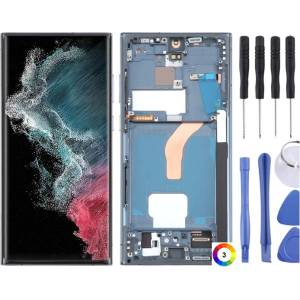 Samsung LCD Дисплей и Тъчскрийн с рамка за Samsung Galaxy S22 Ultra 5G
