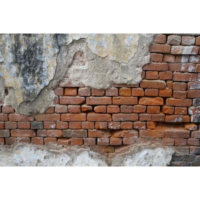 Dimex MS-5-2677 Vliesová fototapeta Oprýskaná cihlová stěna rozměry 375 x 250 cm
