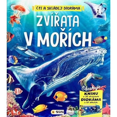 Čti a skládej Dioráma Zvířata v mořích