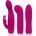 Skins Minis Massage A Trois комплект вибратори Purple