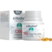 Cibdol Gélové kapsuly 5% CBD, 500 mg CBD, 60 kapsúl