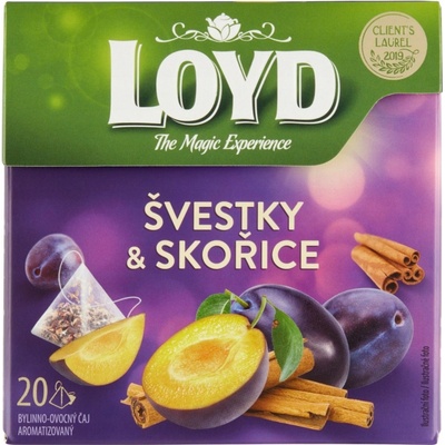 LOYD čaj Slivka so škoricou 20 x 2 g