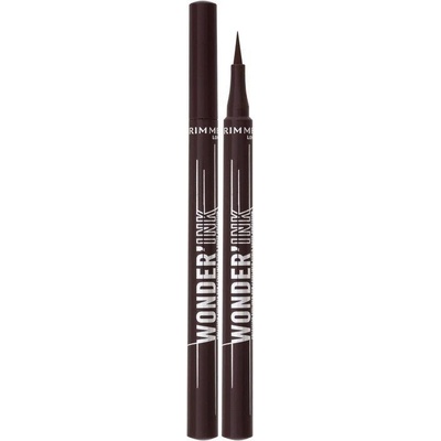 Rimmel London Wonder Ink voděodolná oční linka 002 Spiced Chestnut 1 ml