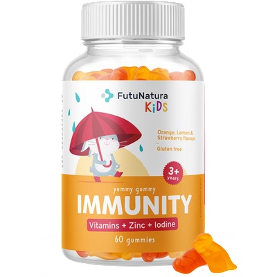 FutuNatura Kids yummy gummy IMMUNITY - 60 гумени бонбони