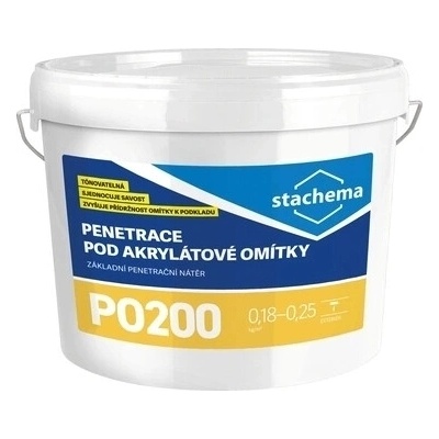 PO200 Penetrace pod akrylátové omítky 25kg