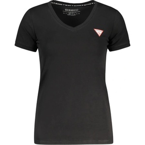 Guess jeans Дамска тениска с къс ръкав guess jeans, Размер m, Цвят Черен (w2yi45j1314_nejblk)