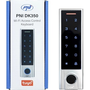 PNI DK350 - WiFi самостоятелен четец-контролер, Tuya App, 125KHz, метален корпус с подсветка, IP66 (DK350)