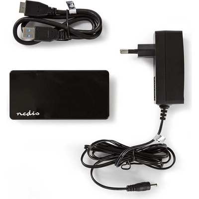 Nedis 4xUSB 3.0 (UHUBU3420BK)