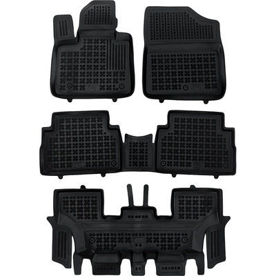 Koberce gumové REZAW-PLAST Hyundai Santa Fe IV, 2020, 7 seats, Facelift | Zboží Auto