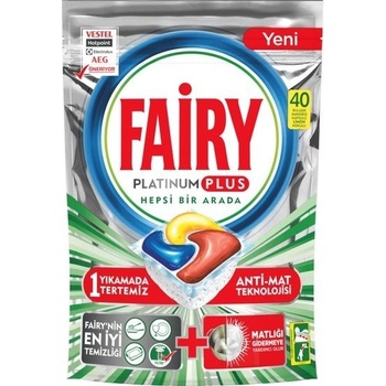 Fairy Таблетки за съдомиялна Fairy Platinum 40 бр (3666)