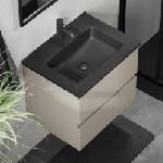 Bath Deluxe Шкаф за баня с мивка KENWOOD 61x52x45 cm marakesh/черен (SETBT0094A)