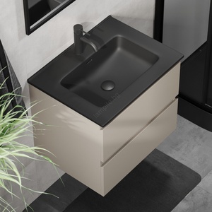 Bath Deluxe Шкаф за баня с мивка KENWOOD 61x52x45 cm marakesh/черен (SETBT0094A)