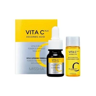 Missha Sada na starostlivosť o tvár Vita C Trial Kit - 15 ml, 10 ml