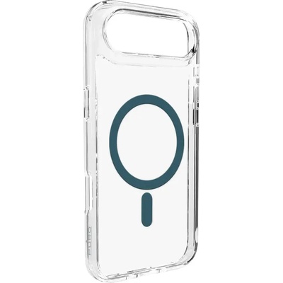 Калъф Puro Lite Mag TPU+PC, съвместим с MagSafe за iPhone 17 Air - прозрачен с тюркоазен пръстен (PUIPC1766LITEMPGRN)