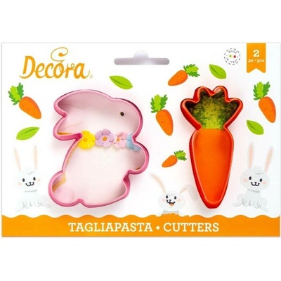 Decora Plastové vykrajovátko zajac a mrkva