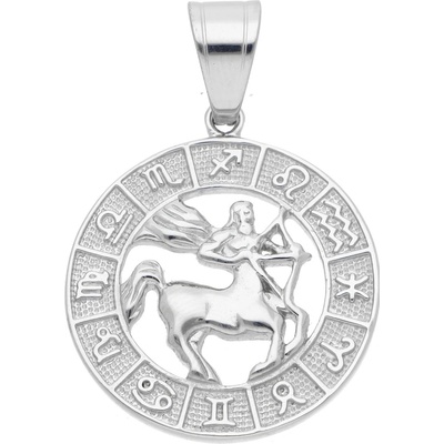 Steel Edge Přívěsek se znamením zvěrokruhu WJHP3093 Střelec