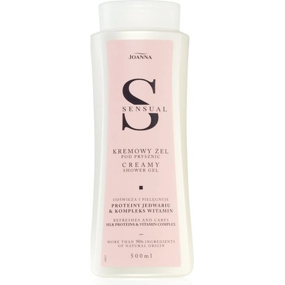 Joanna Sensual krémový sprchový gel Silk Proteins & Vitamin Complex 500 ml