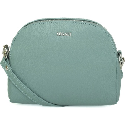 Segali dámska kožená crossbody kabelka 12 sage