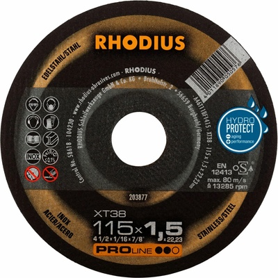 Rhodius Rezný kotúč 115 x 1,5 x 22,23 mm 203877
