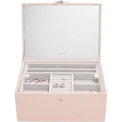 Stackers Обемна кутия за бижута с капак Stackers Бела (76282)