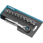 GROSS Комплект тресчотка с вложки gross 14141, 1/4", 12 части (14141)