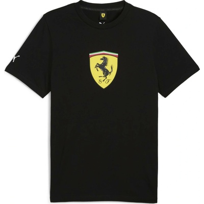 Puma Ferrari Race Colored Big Shield Tee čierne