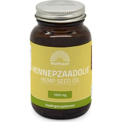 Mattisson BIO konopný olej 1000 mg 60 kapslí