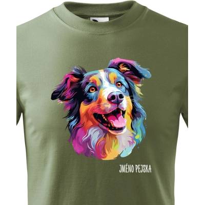 Dětské tričko Kolie Military Canvas tričko 2443