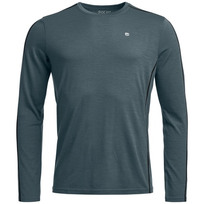 Ortovox 185 Rock'N'Wool Long Sleeve M Размер: XL / Цвят: светло сив