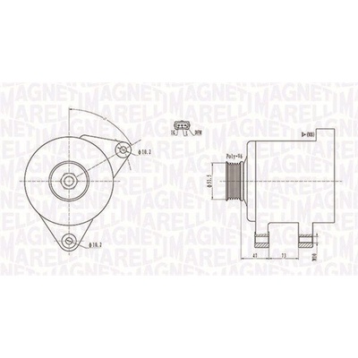 Generátor MAGNETI MARELLI 063731569010