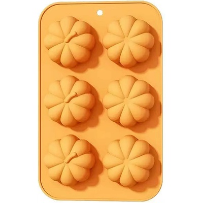 TORO Silikónová forma na muffiny 6ks 27x17cm tekvica