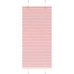 vidaXL Плисирана щора, розова, 55x150 см, ширина на плата 54, 4 см, полиестер (4015440)