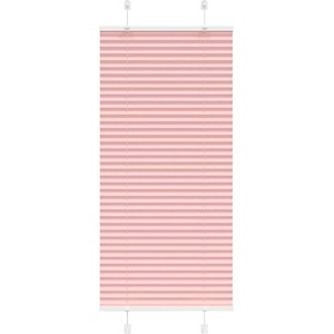 vidaXL Плисирана щора, розова, 55x150 см, ширина на плата 54, 4 см, полиестер (4015440)