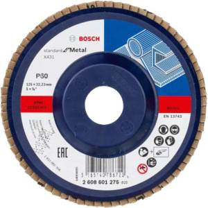 Bosch - Ламелен шлифовъчен диск, P60, диаметър 125 мм 2608601275 (2608601275)